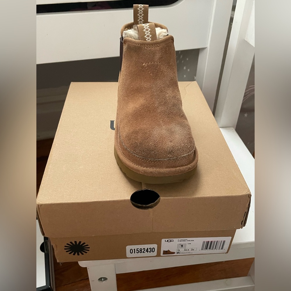 UGG Tan Suede Boots with Durable Sole